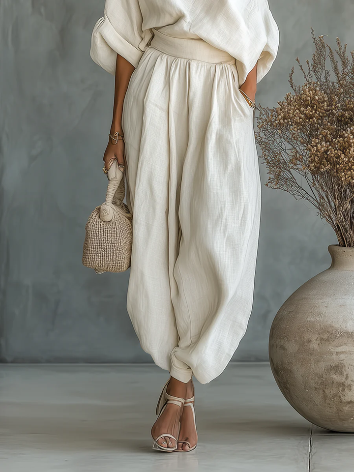 Primrose | Elegancki Zestaw 2-Częściowy z Odkrytymi Ramionami