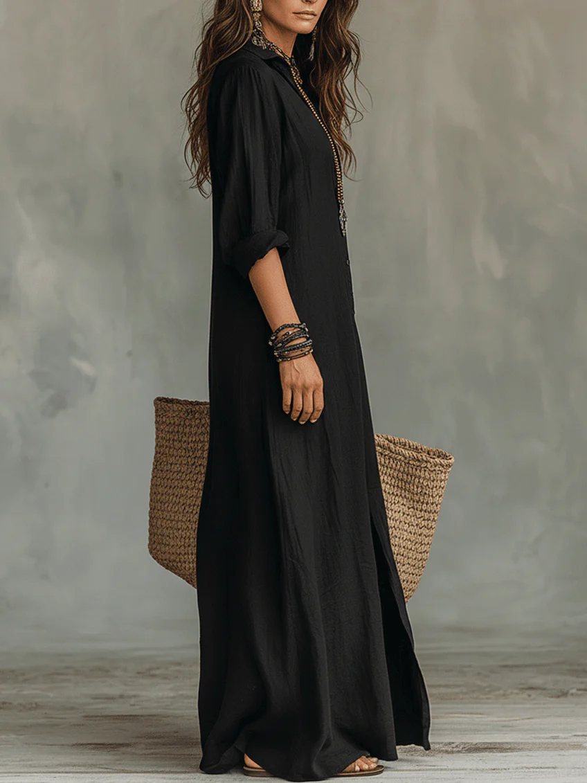Shirley | Elegancka Sukienka Maxi w Flattering Silhouette