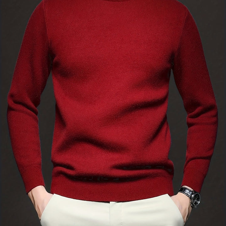 Everett | Elegancki Sweter z Wysokim Kołnierzem