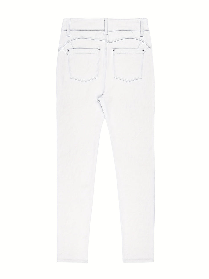 Sylvie | Jeansy Skinny z Wysokim Stanem