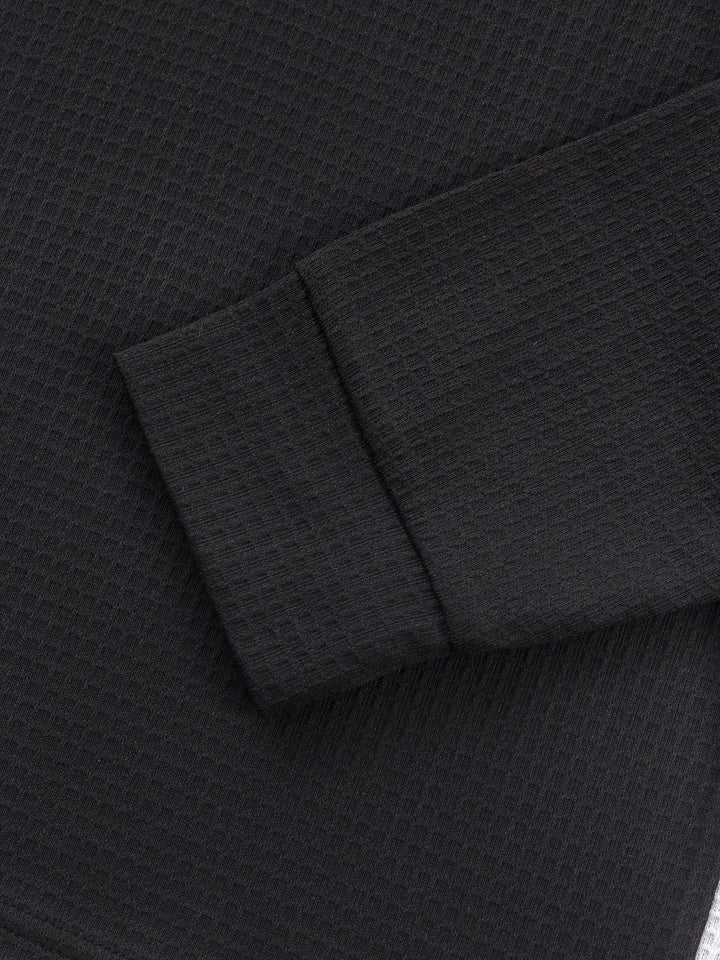 Curtis | Teksturowany longsleeve Henley