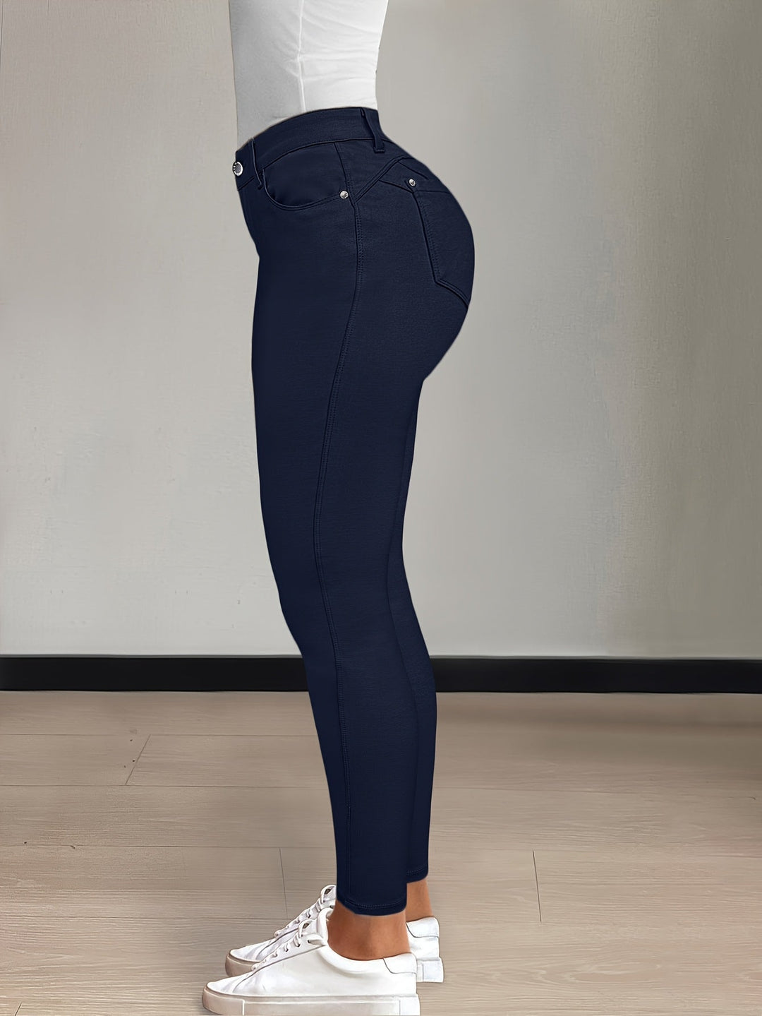 Sylvie | Jeansy Skinny z Wysokim Stanem
