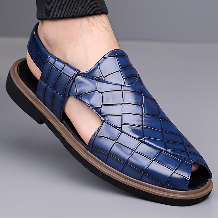 Malcolm | Sandały Wygodne w Stylu Woven