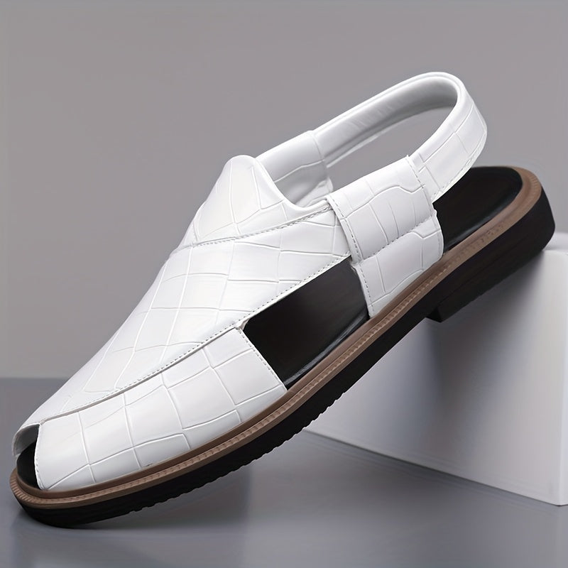 Malcolm | Sandały Wygodne w Stylu Woven