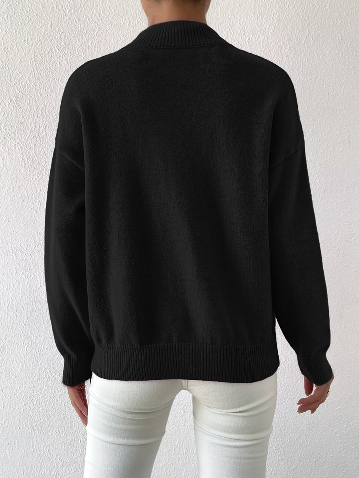Lorelei | Wyrafinowany Sweter z Mock Neck