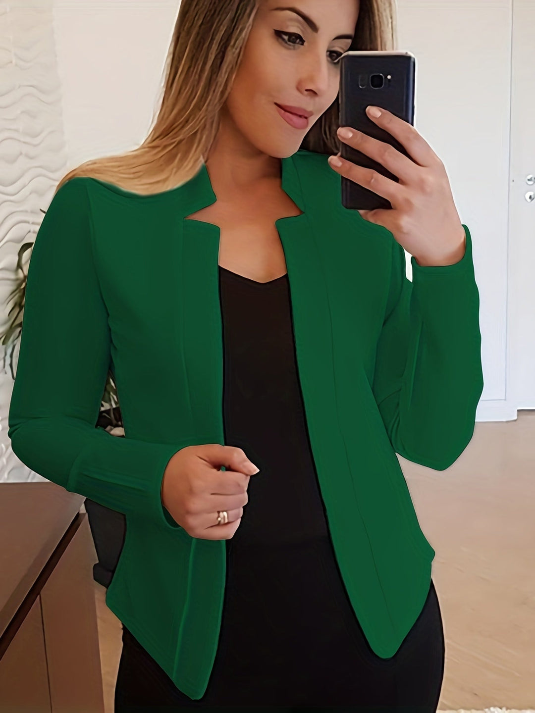 Kirsten | Otwarte Żakiet Dopasowany