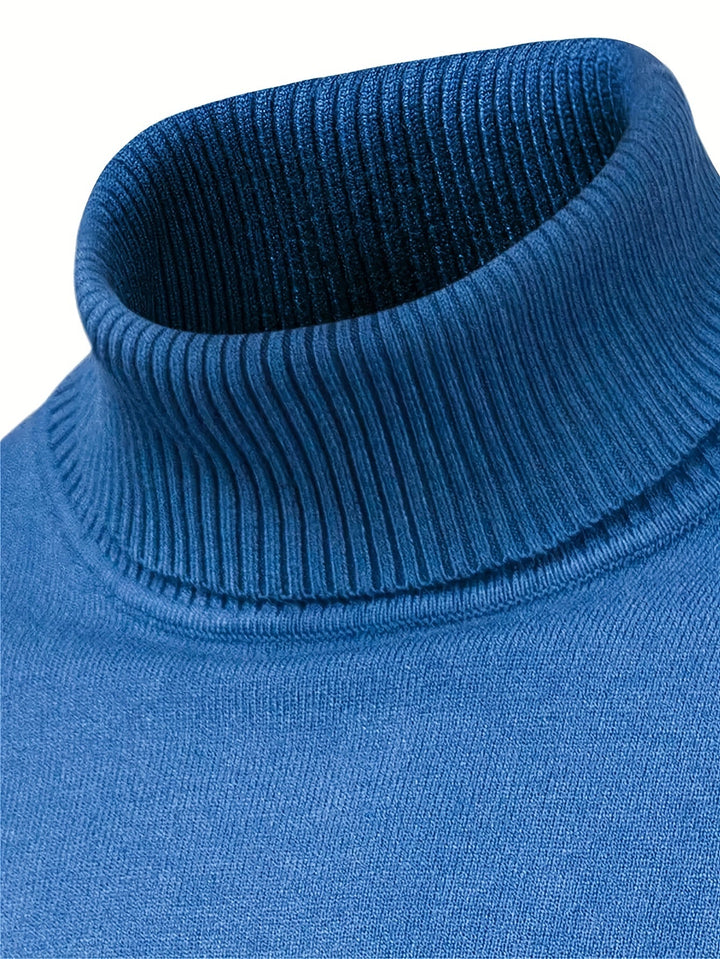 Malcolm | Klasyczny Sweter z Mock-Neck