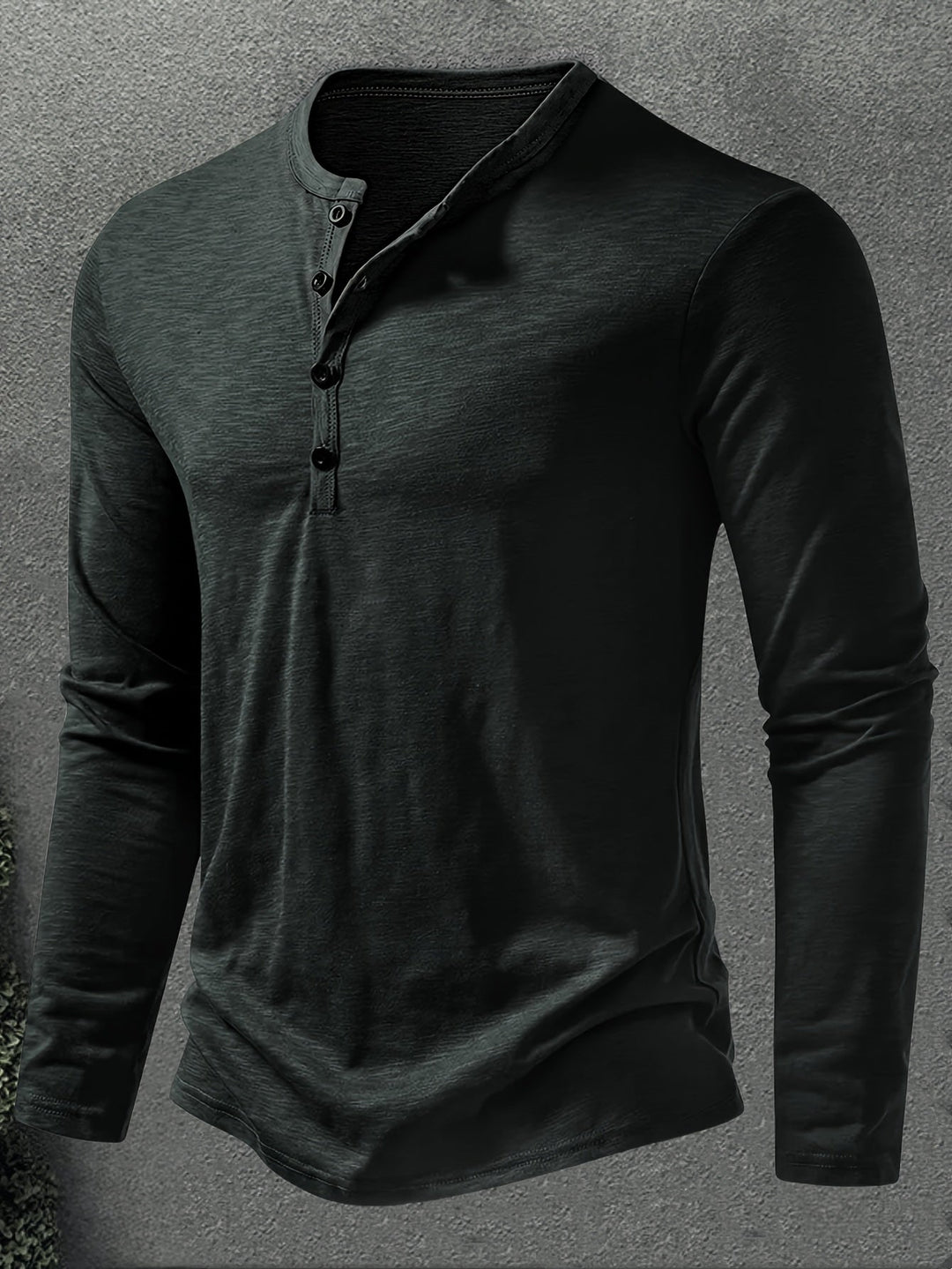 Dalton | Klasyczny Henley z Guzikami