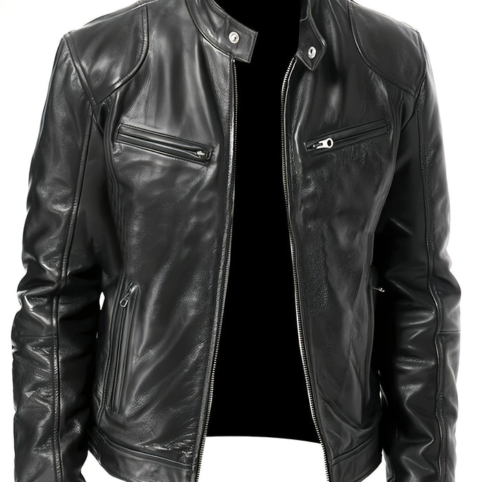 Bryson | Kurtka motocyklowa z kołnierzem stójkowym