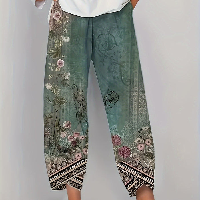 Meredith | Botaniczne Spodnie 3/4