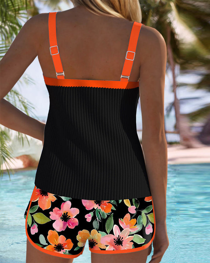 Roberta | Elegancki Dwuczęściowy Strój Kąpielowy Tankini