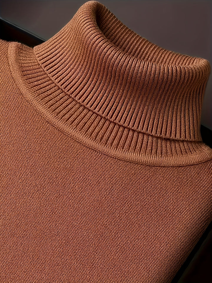 Frederick | Wyszukany Sweter z Wysokim Kołnierzem