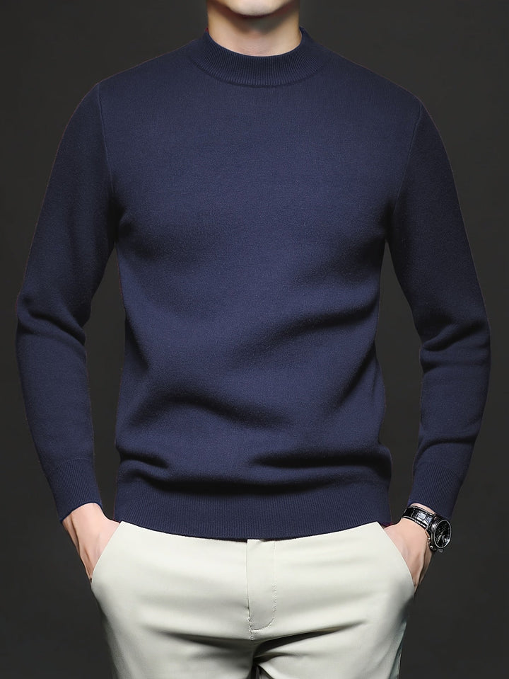Everett | Elegancki Sweter z Wysokim Kołnierzem