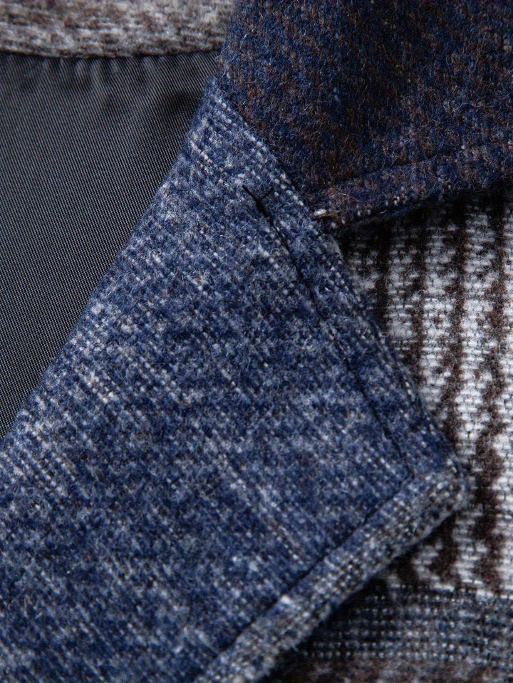 Tobias | Kamizelka w stylu patchwork