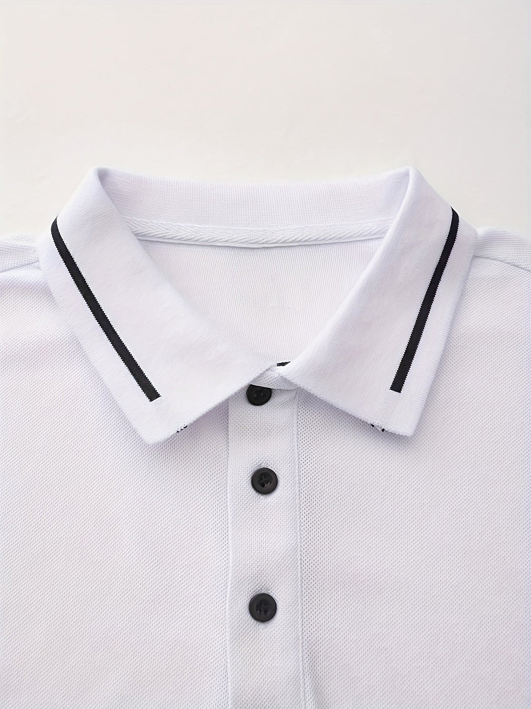 Dalton | Elegancka Koszula Polo z Długim Rękawem