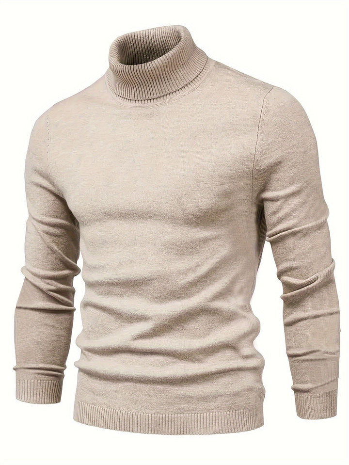 Malcolm | Klasyczny Sweter z Mock-Neck