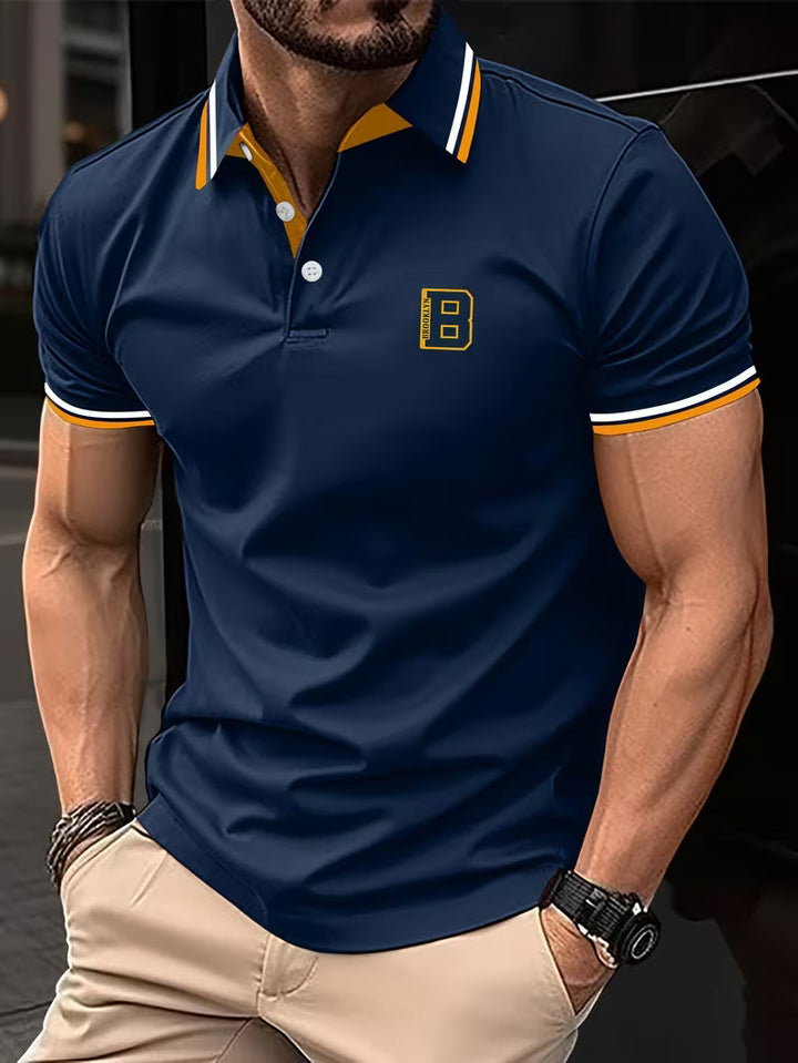 Walker | Casual Koszulka Polo z Krótkim Rękawem