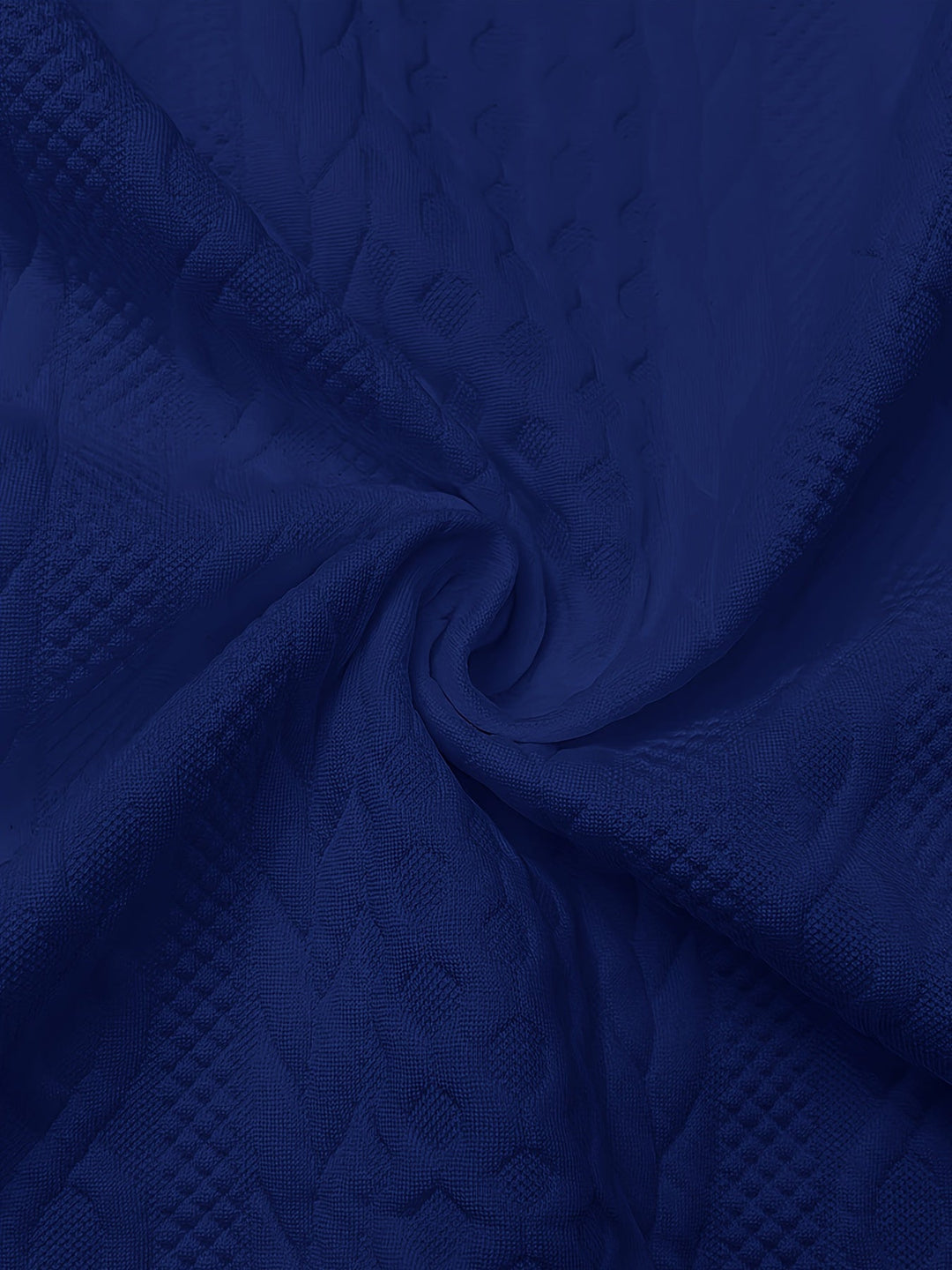 Georgia | Teksturowany sweatshirt z półzamkiem
