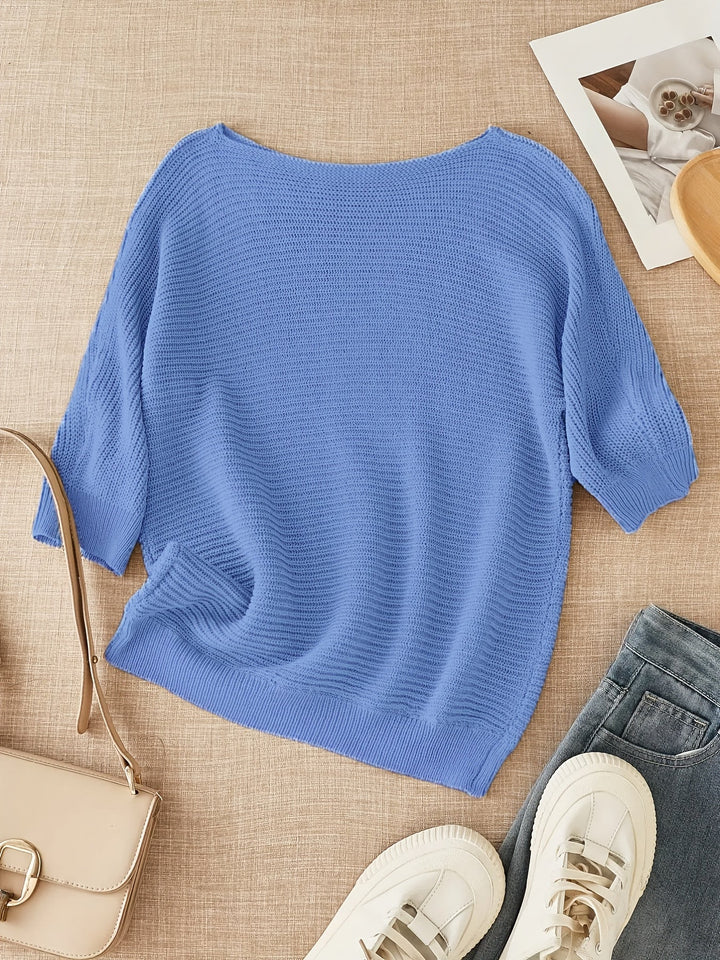 Lena | Luźny Sweter z Otworami