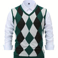 Chandler | Klasyczny Kamizelka w Wzór Argyle