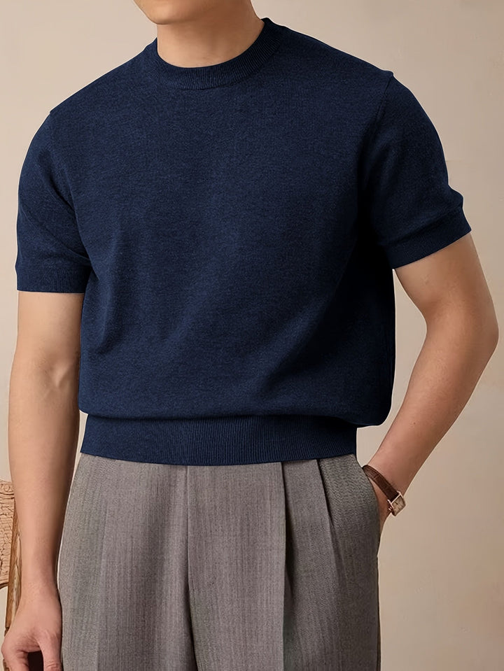 Reid | Elegancki Krótki Rękaw Sweter