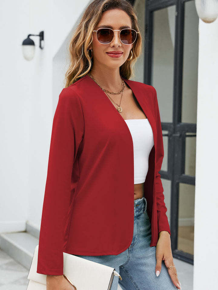 Rosabel | Kardigan Dopasowany z Otwarty Przód