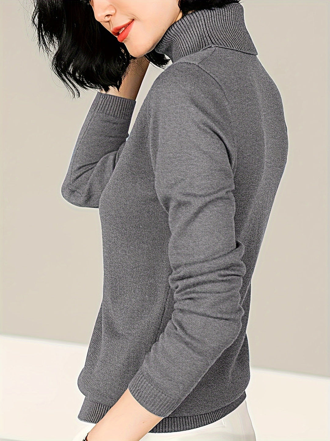 Maribel | Elegancki Sweter z Mock Neck