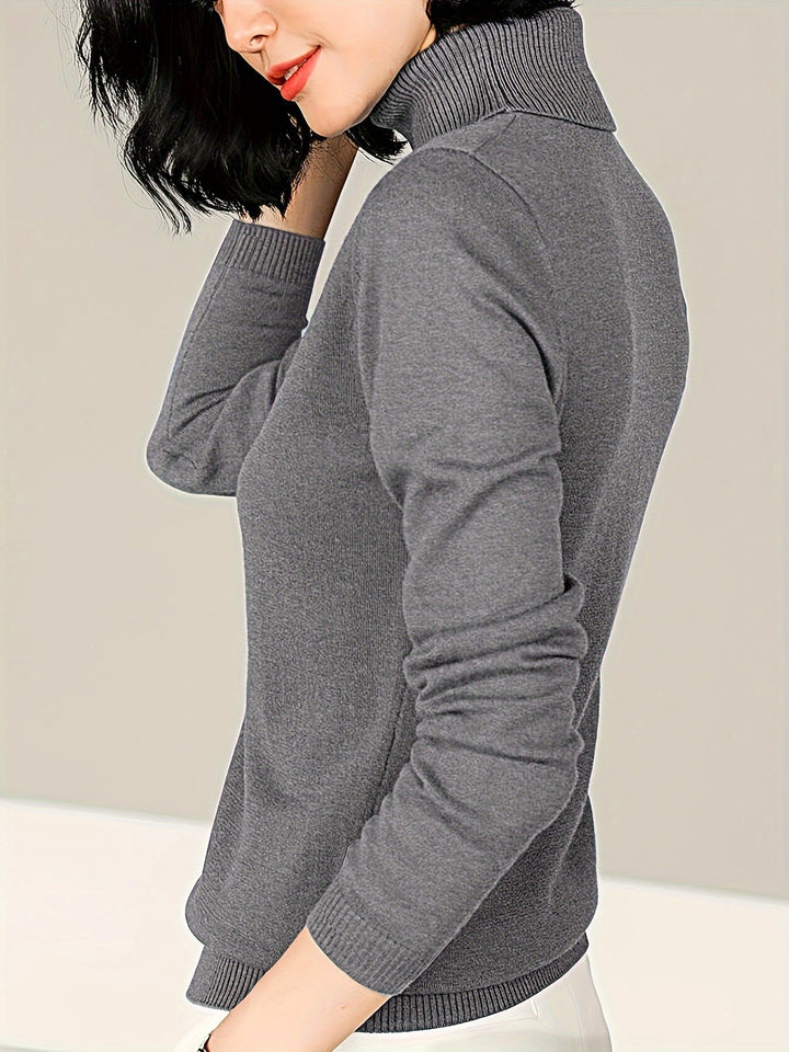 Maribel | Elegancki Sweter z Mock Neck