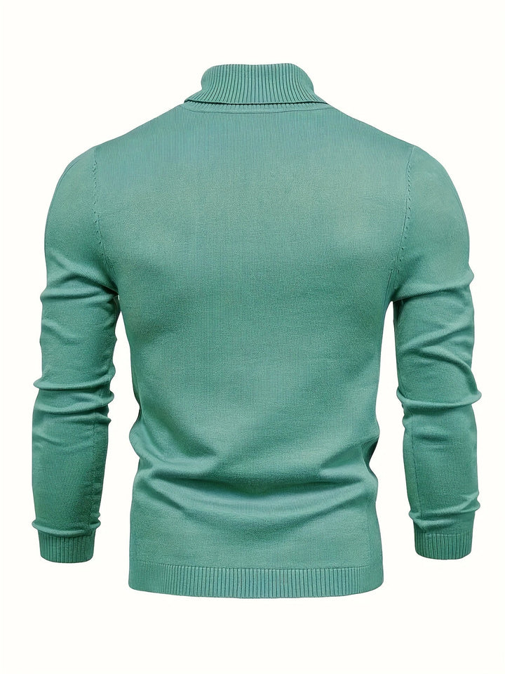 Malcolm | Klasyczny Sweter z Mock-Neck