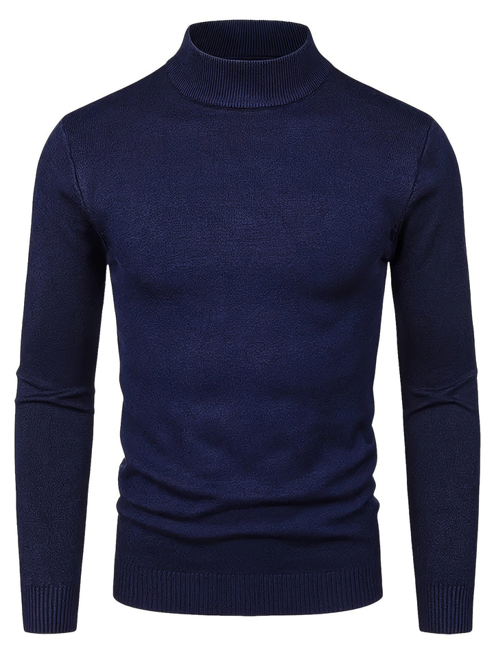 Russell | Elegancki Sweter z Wyższym Kołnierzem