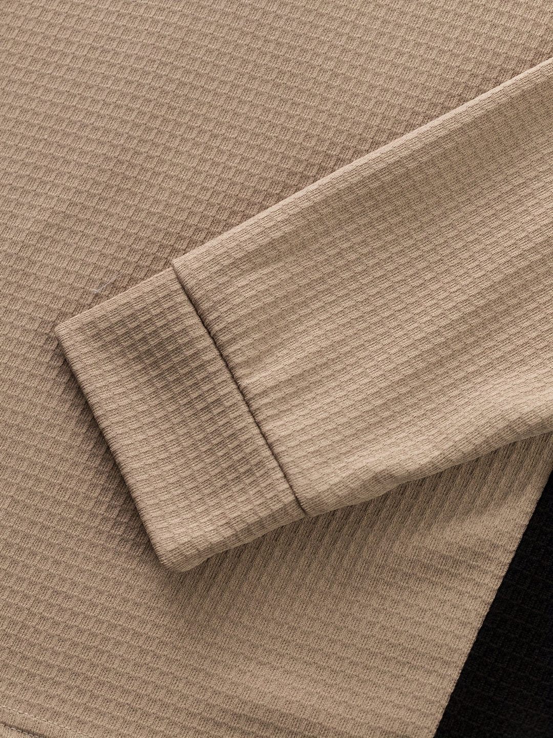 Curtis | Teksturowany longsleeve Henley
