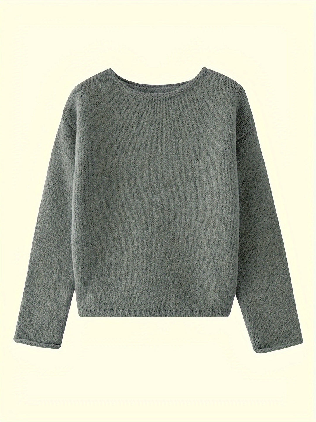 Noreen | Sweter z Luźnym Dekoltem