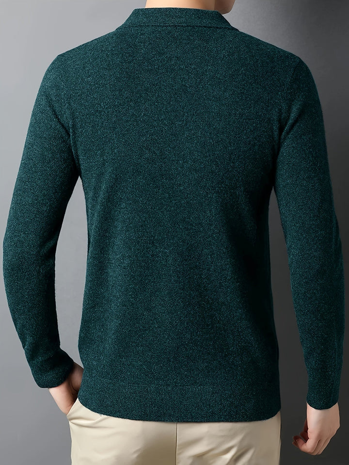 Sebastian | Elegancka Koszulka Polo z Kołnierzykiem
