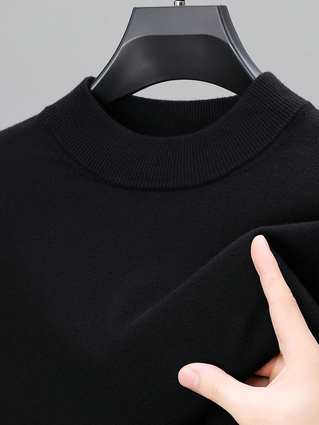 Everett | Elegancki Sweter z Wysokim Kołnierzem