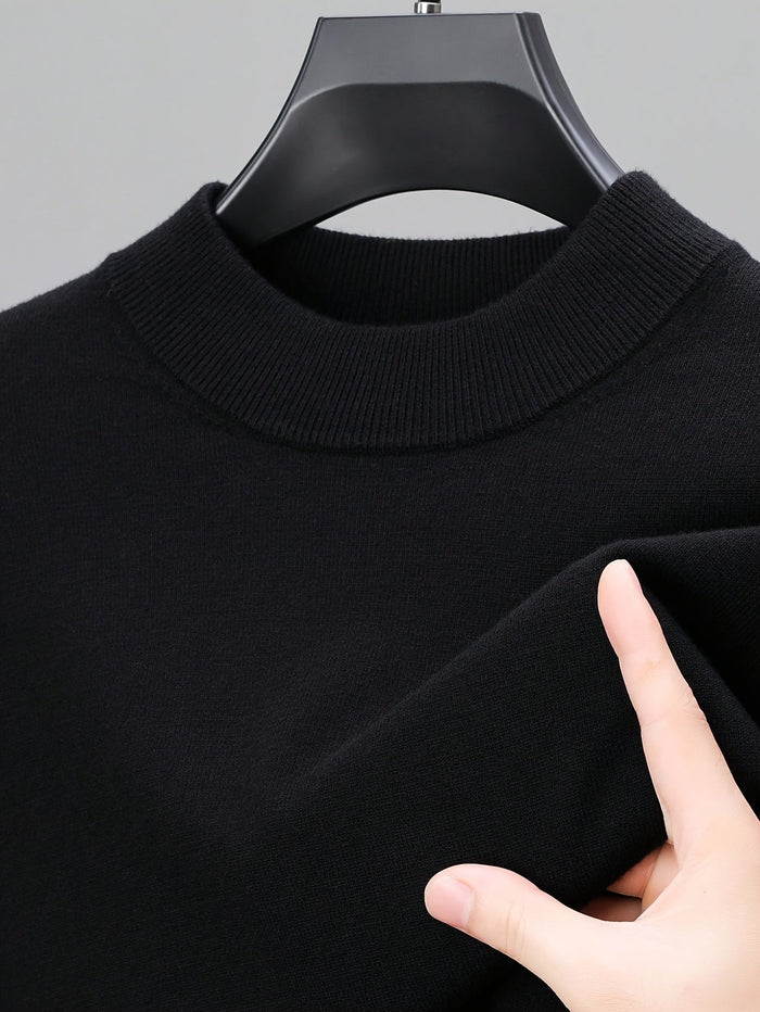 Everett | Elegancki Sweter z Wysokim Kołnierzem