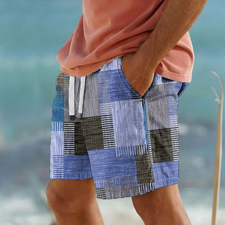 Dean | Szorty kąpielowe w stylu patchwork