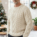 Ellis | Sweter z dzianiny w sploty