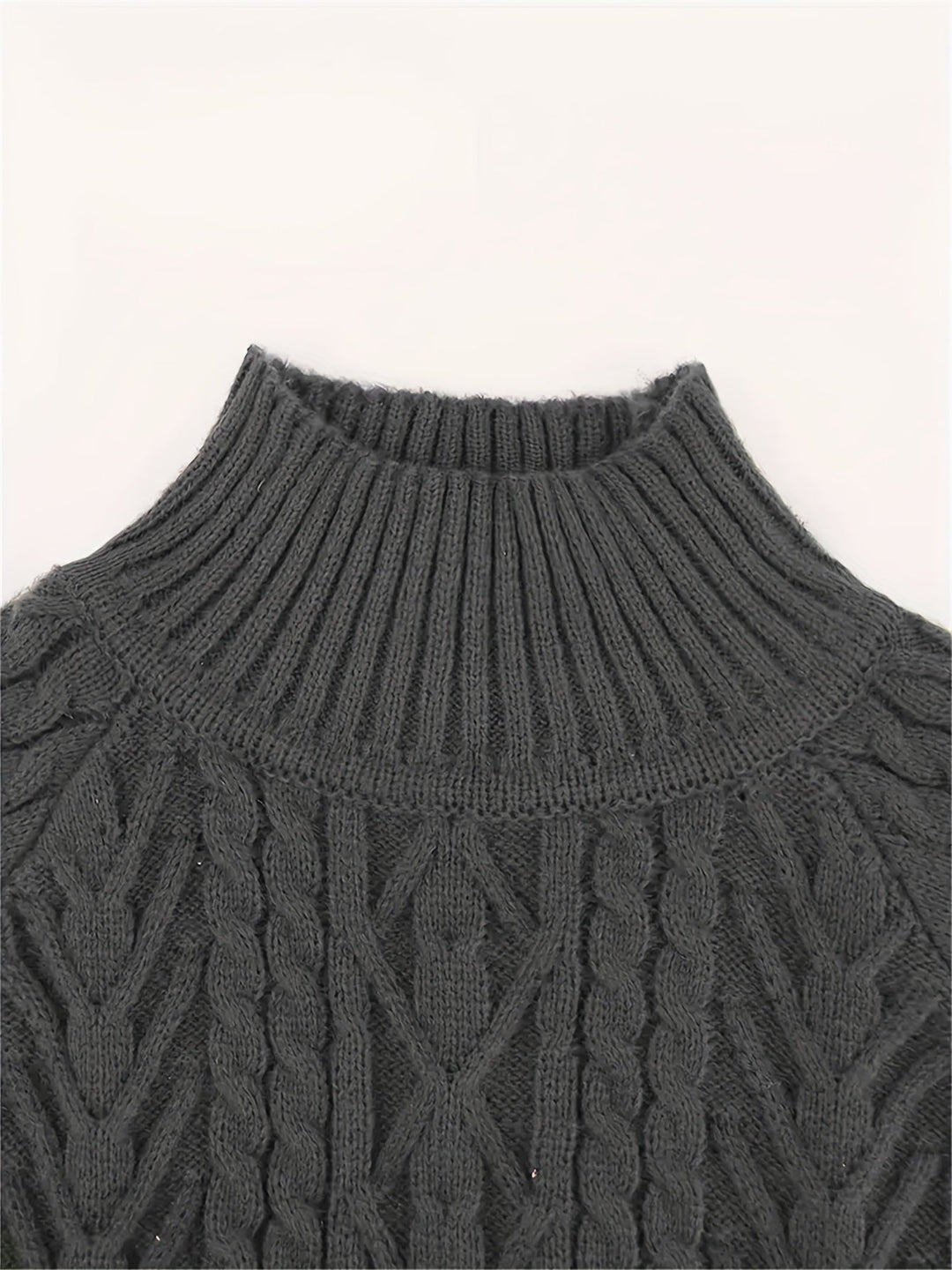 Eloise | Sweter z teksturowanym półkołnierzem
