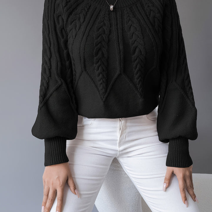Elsie | Sweter z Warkoczykiem