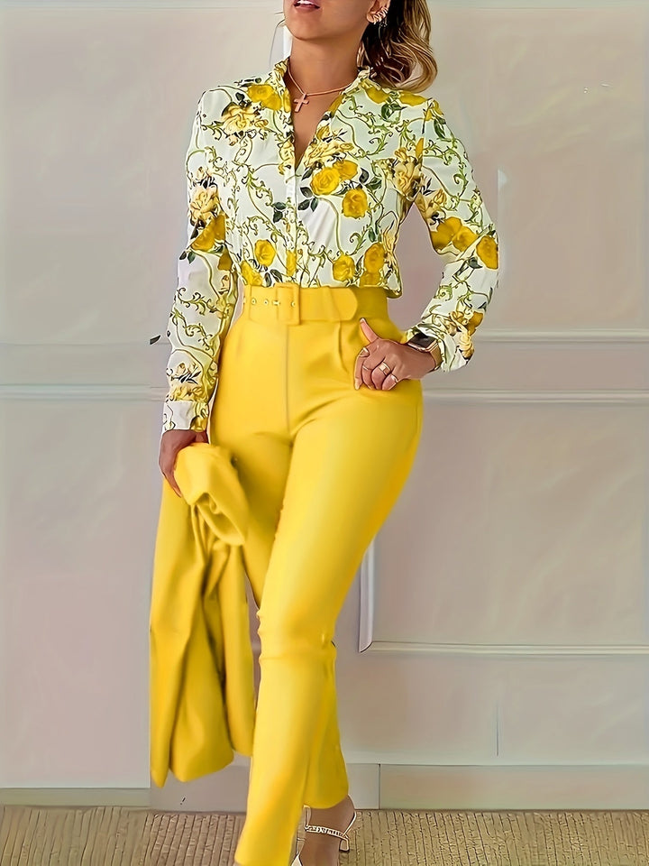 Susanna | Elegancki Zestaw Kwiatowy z Dwu Części
