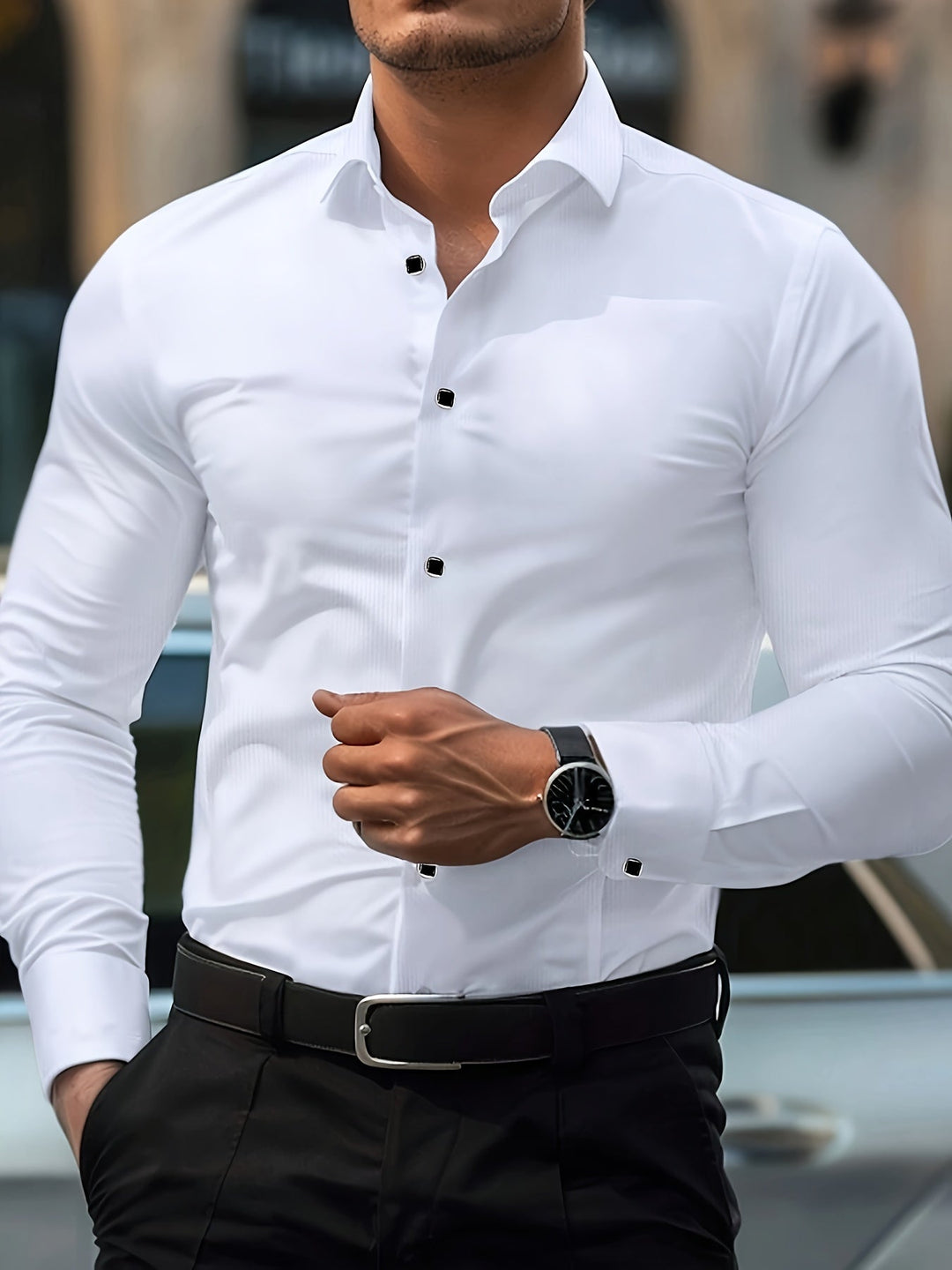 Bradley | Elegancka koszula wąska