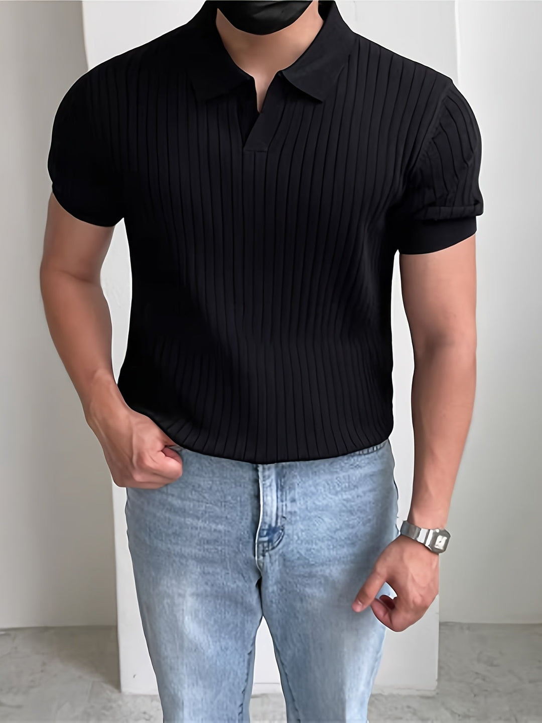 Cameron | Elegancka Polo z Teksturą
