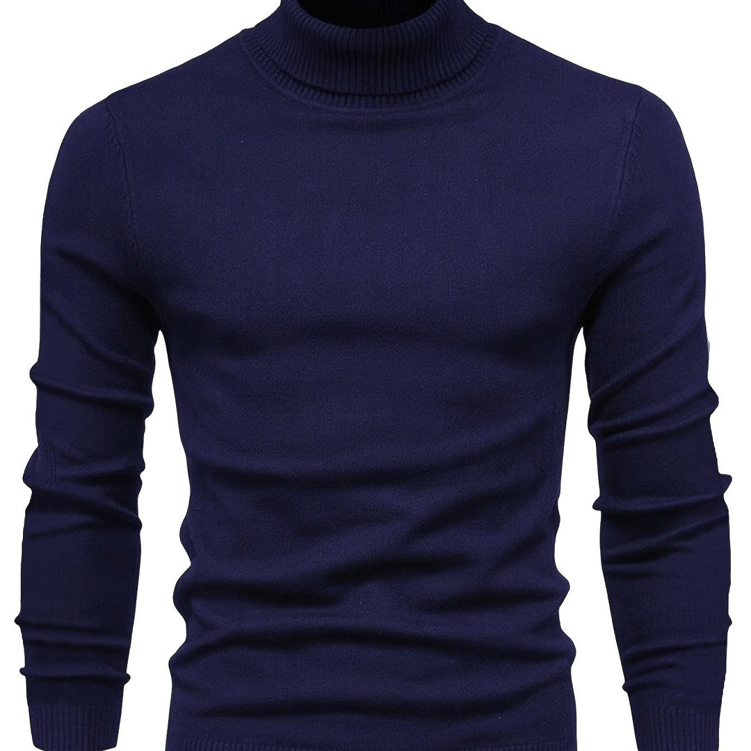 Malcolm | Klasyczny Sweter z Mock-Neck
