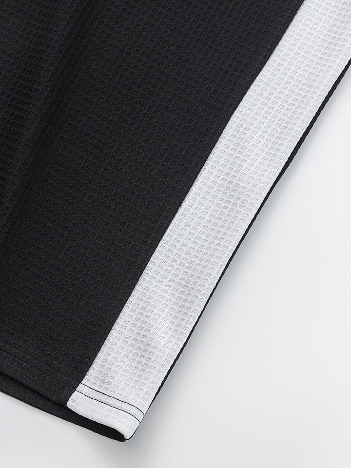 Curtis | Teksturowany longsleeve Henley