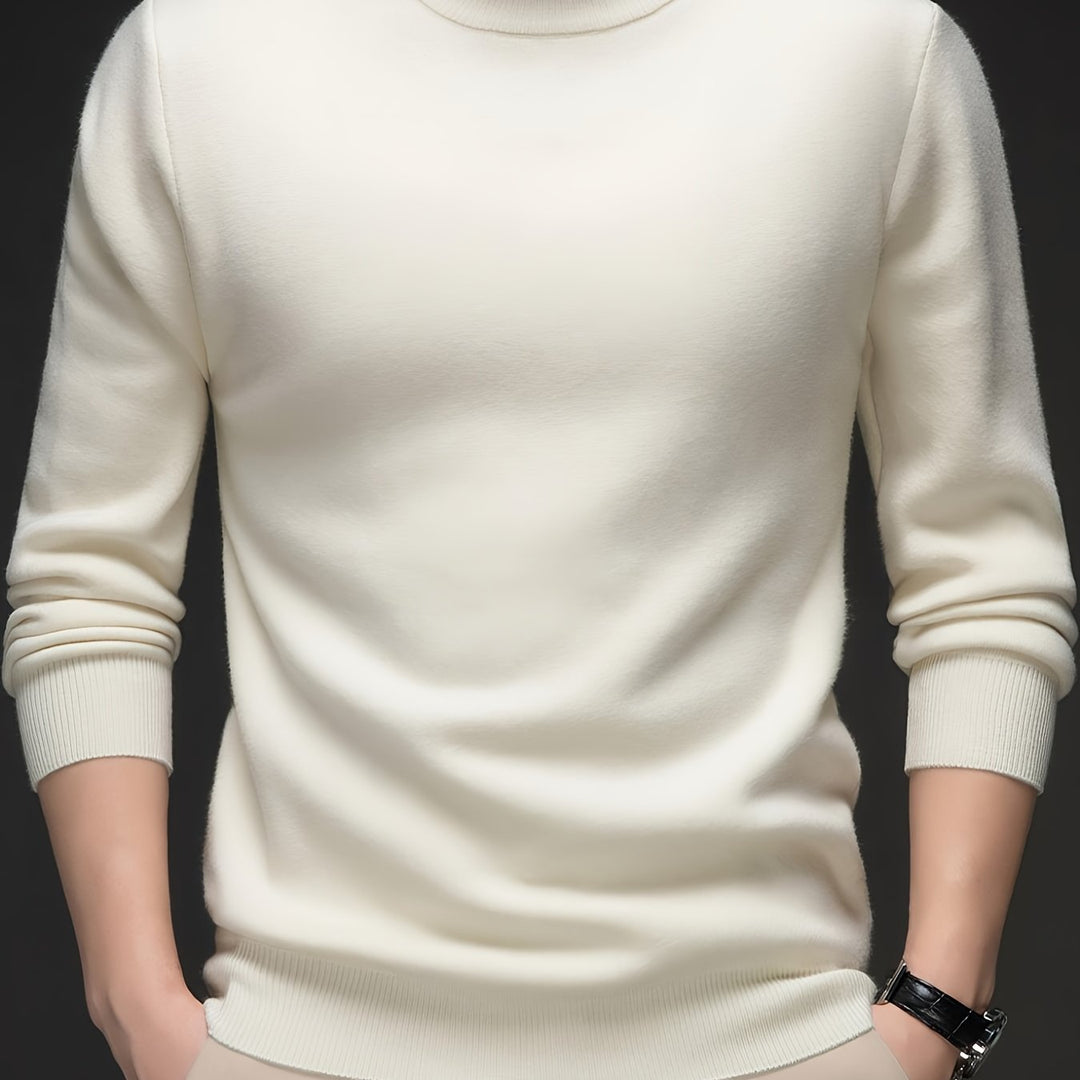 Russell | Elegancki Sweter z Wyższym Kołnierzem