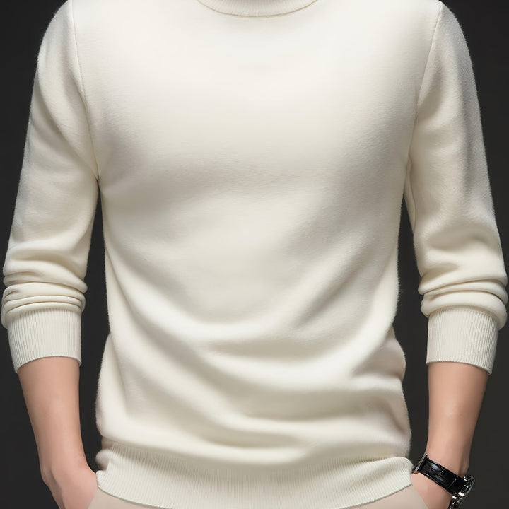 Everett | Elegancki Sweter z Wysokim Kołnierzem