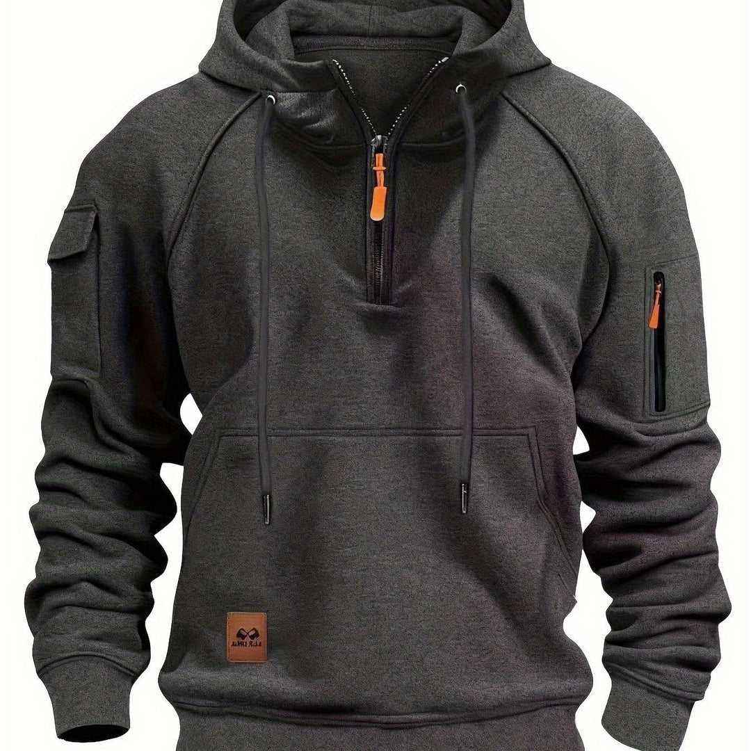 Rafferty | Hoodie z półzamkiem