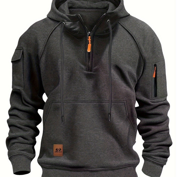 Rafferty | Hoodie z półzamkiem