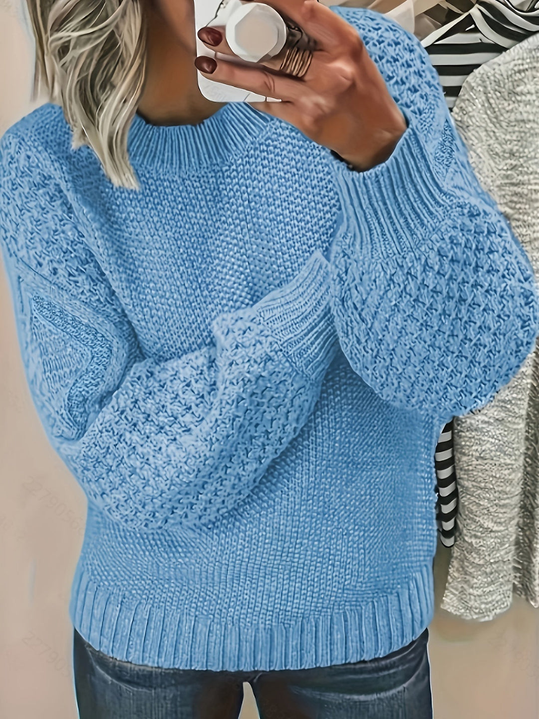 Bonnie | Przytulny Sweter z Lantern-Sleeve