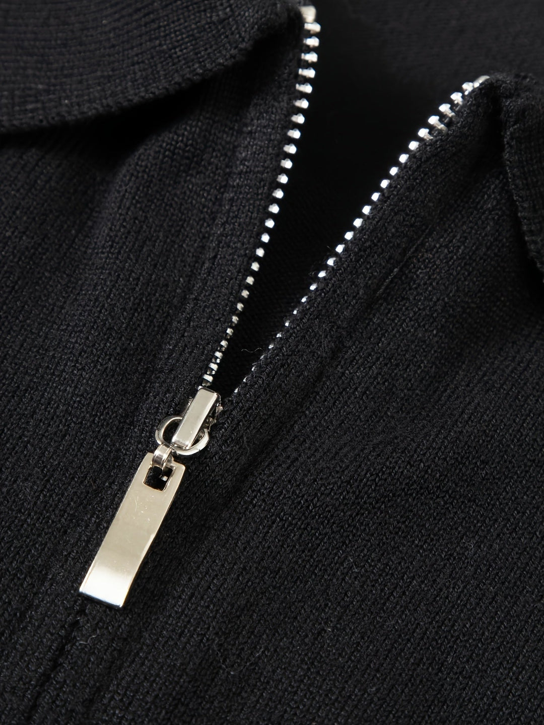 Donovan | Elegancki sweter polo z ćwierć zamkiem